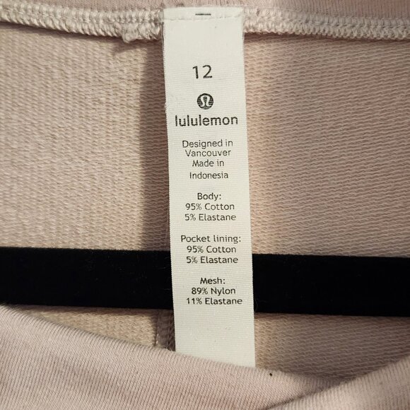 Lululemon Light Lilac Pullover Cowl Neck - Picture 2 of 10